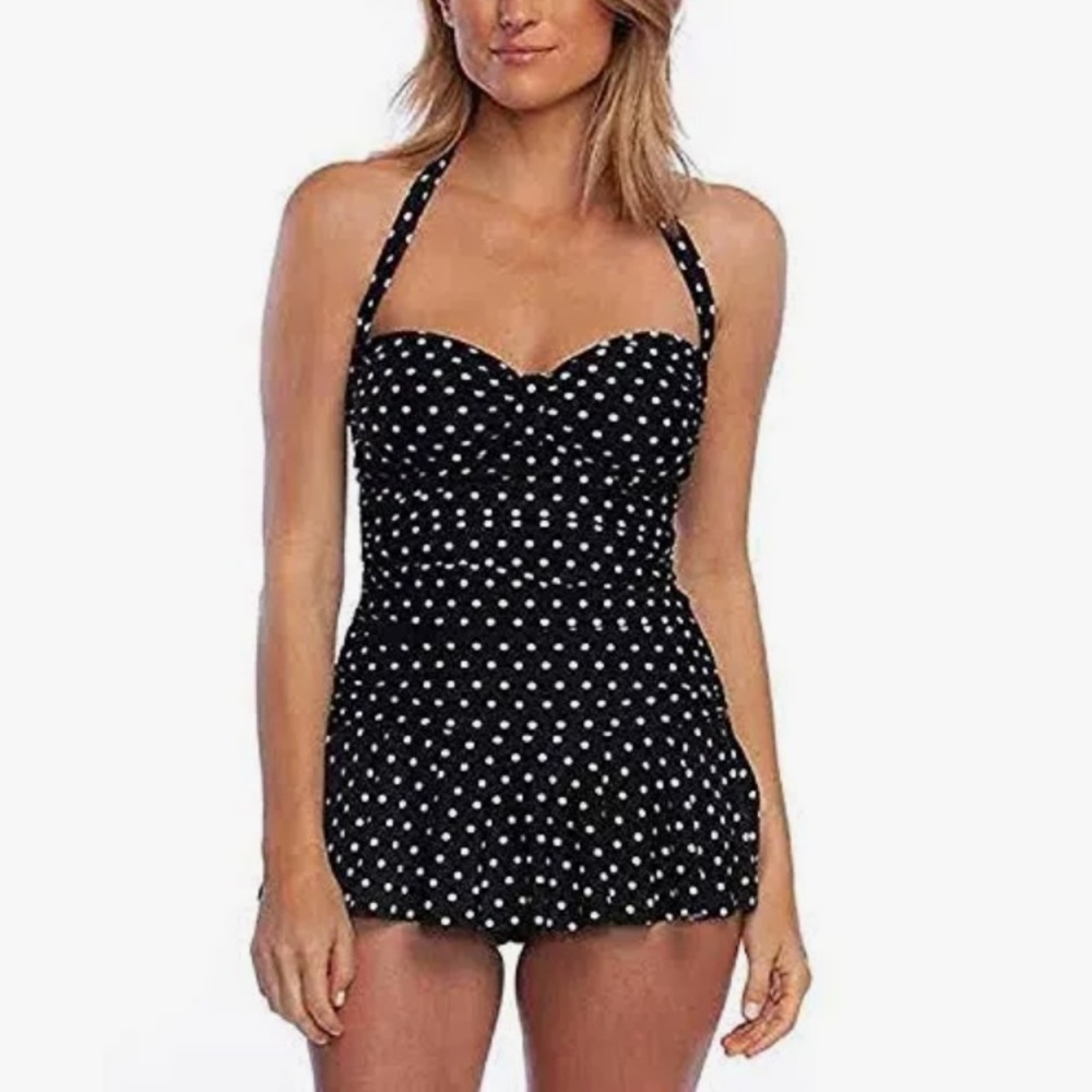 Sweetheart Halter Swimdress
